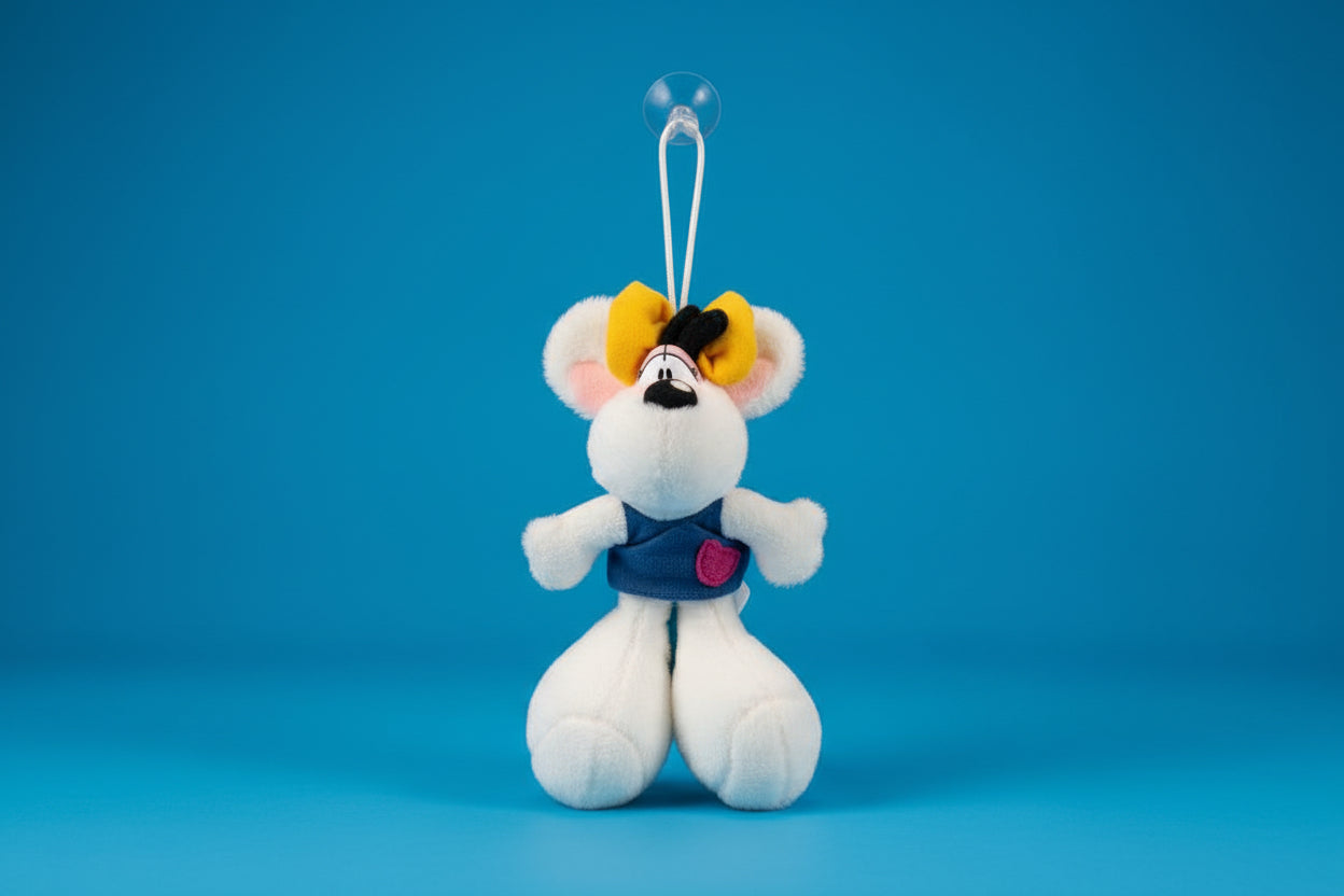 Diddlina gelbe Masche mit Saugnapf Ausstellungsmodell ohne Etikette