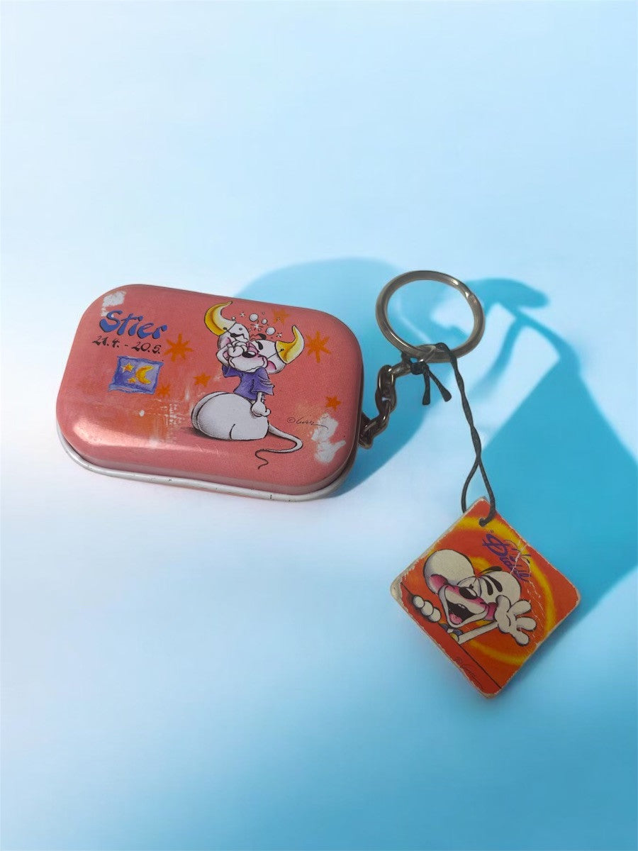 Diddl Sternzeichen Metalldöschen mit Anhänger