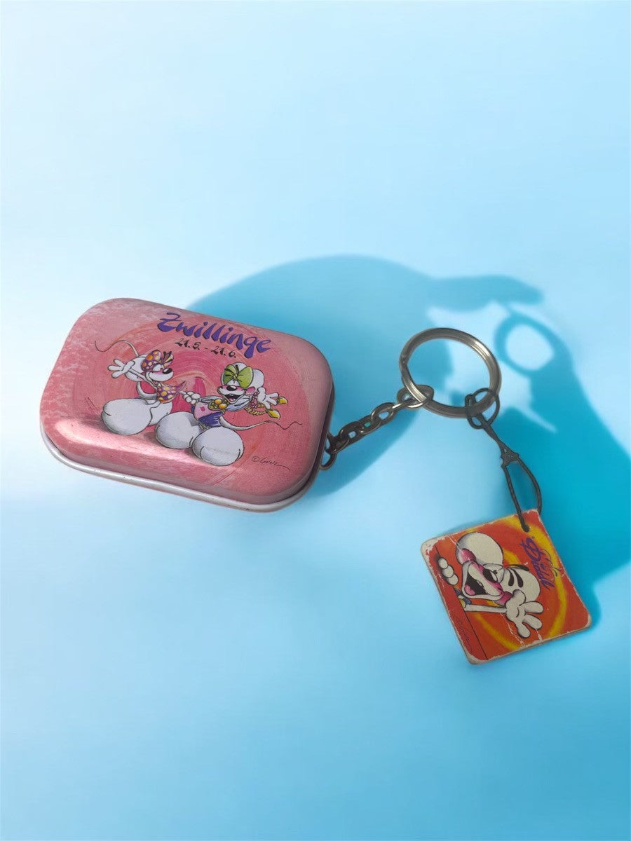 Diddl Sternzeichen Metalldöschen mit Anhänger