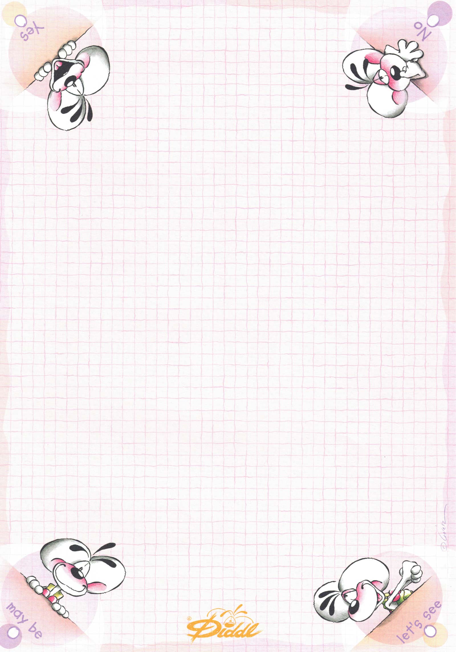 Diddl-Blatt A4 Nr. 82 Just do it!