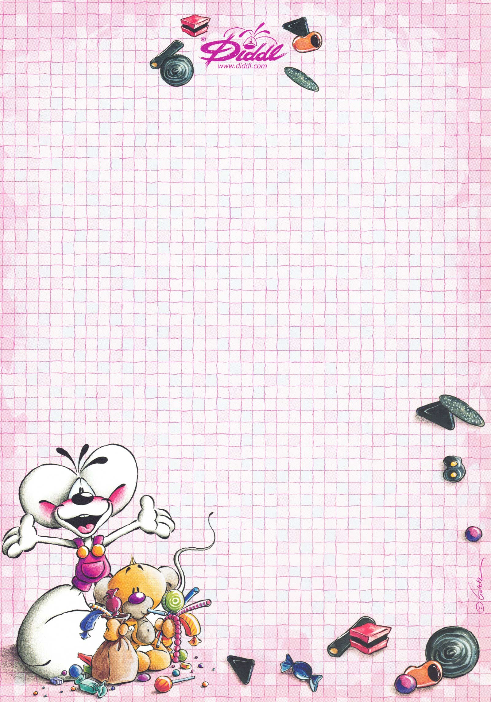 Diddl-Blatt A4 Nr. 125 Lakritz-Spass