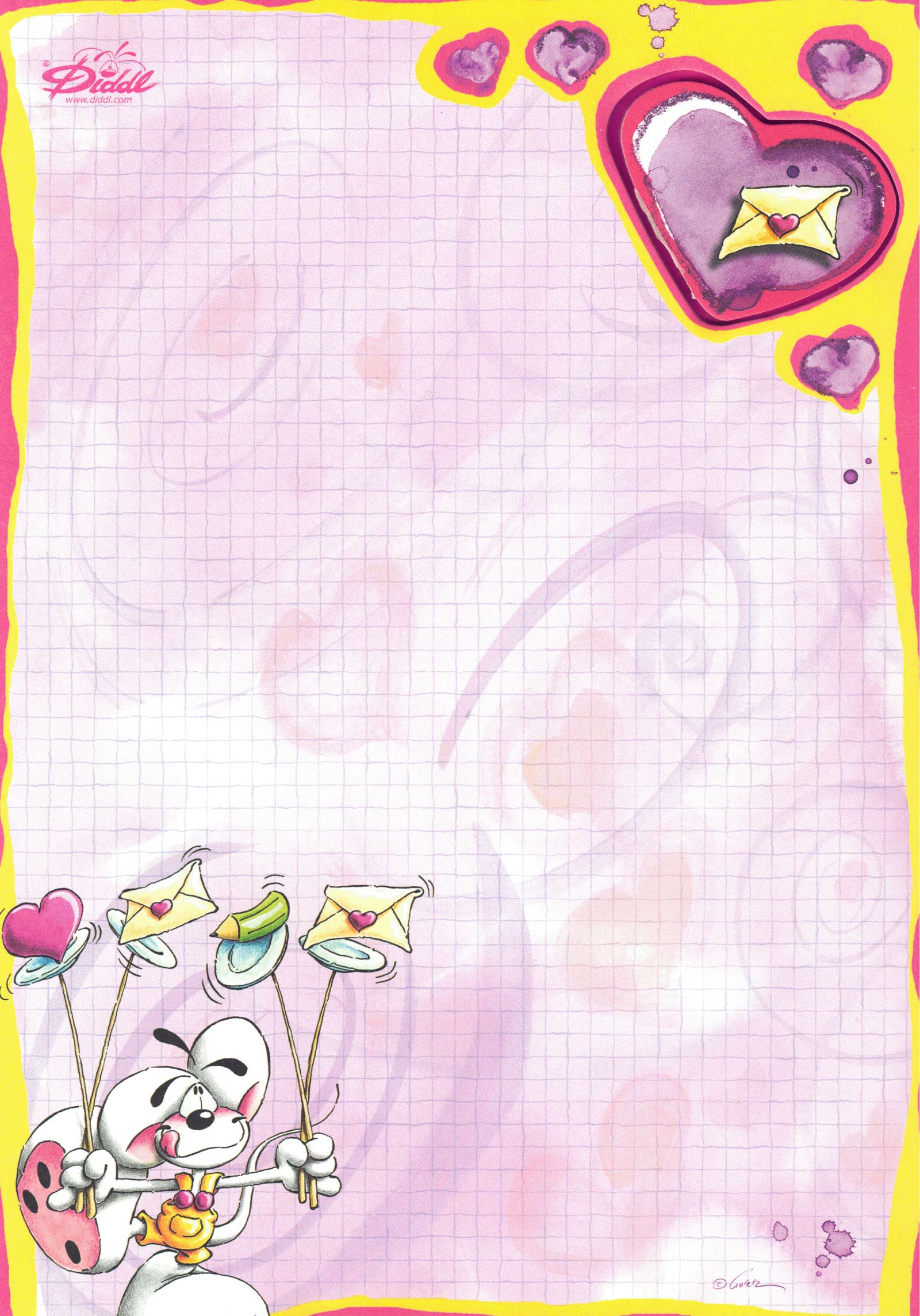 Diddl-Blatt A4 Nr. 141 Stäbchenjonglierer