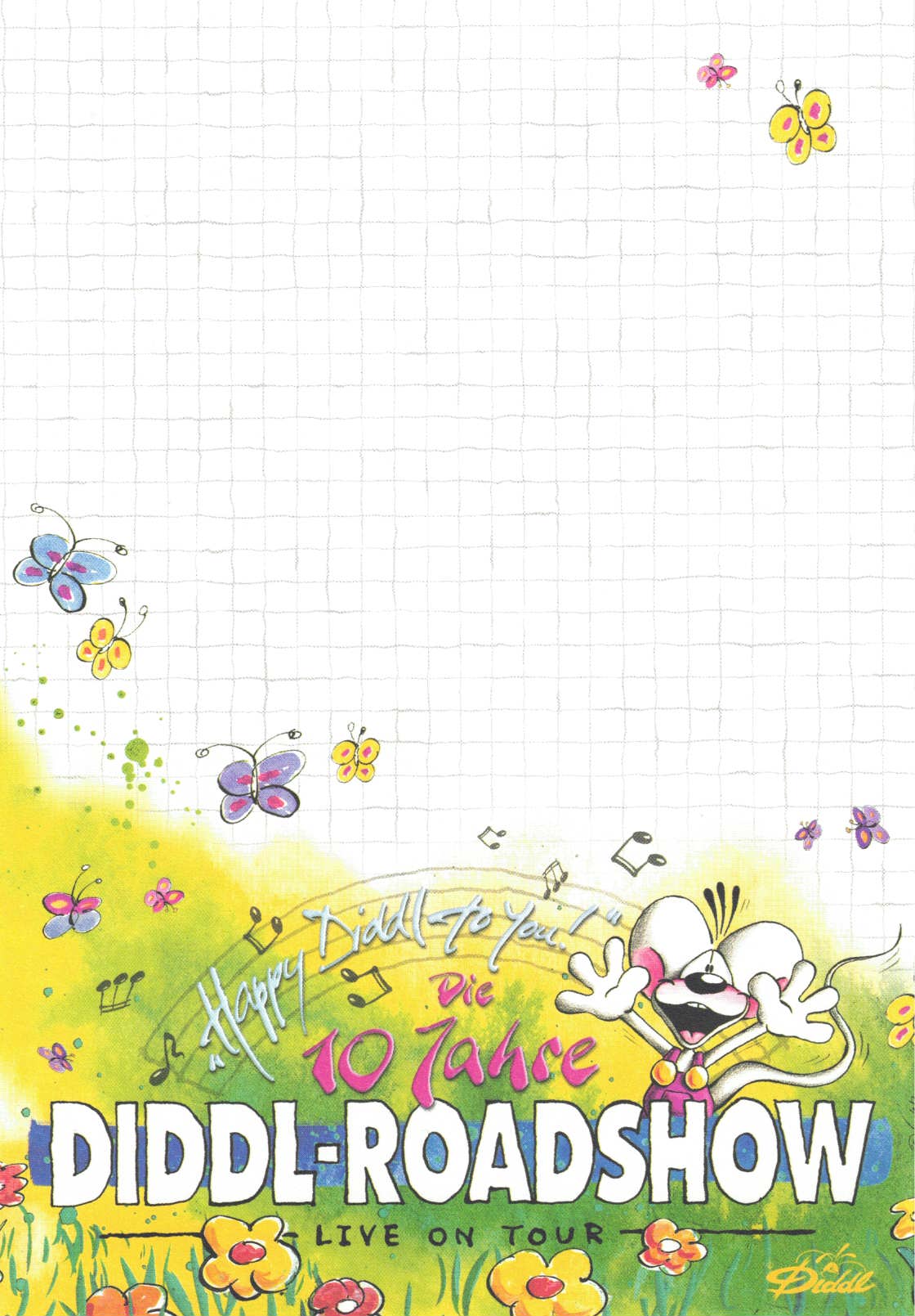 Feuille Diddl A5 spéciale Diddl Roadshow