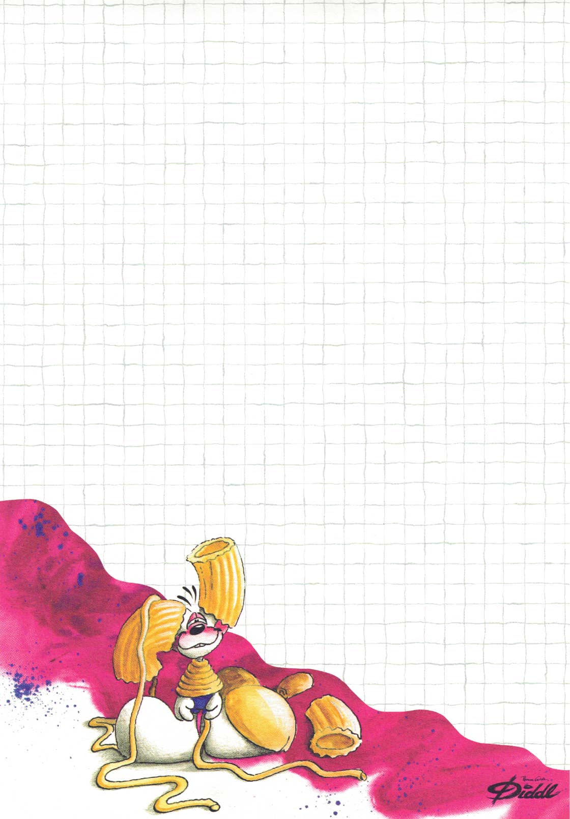 Feuille Diddl A5 n° 71 Vieille Nouille