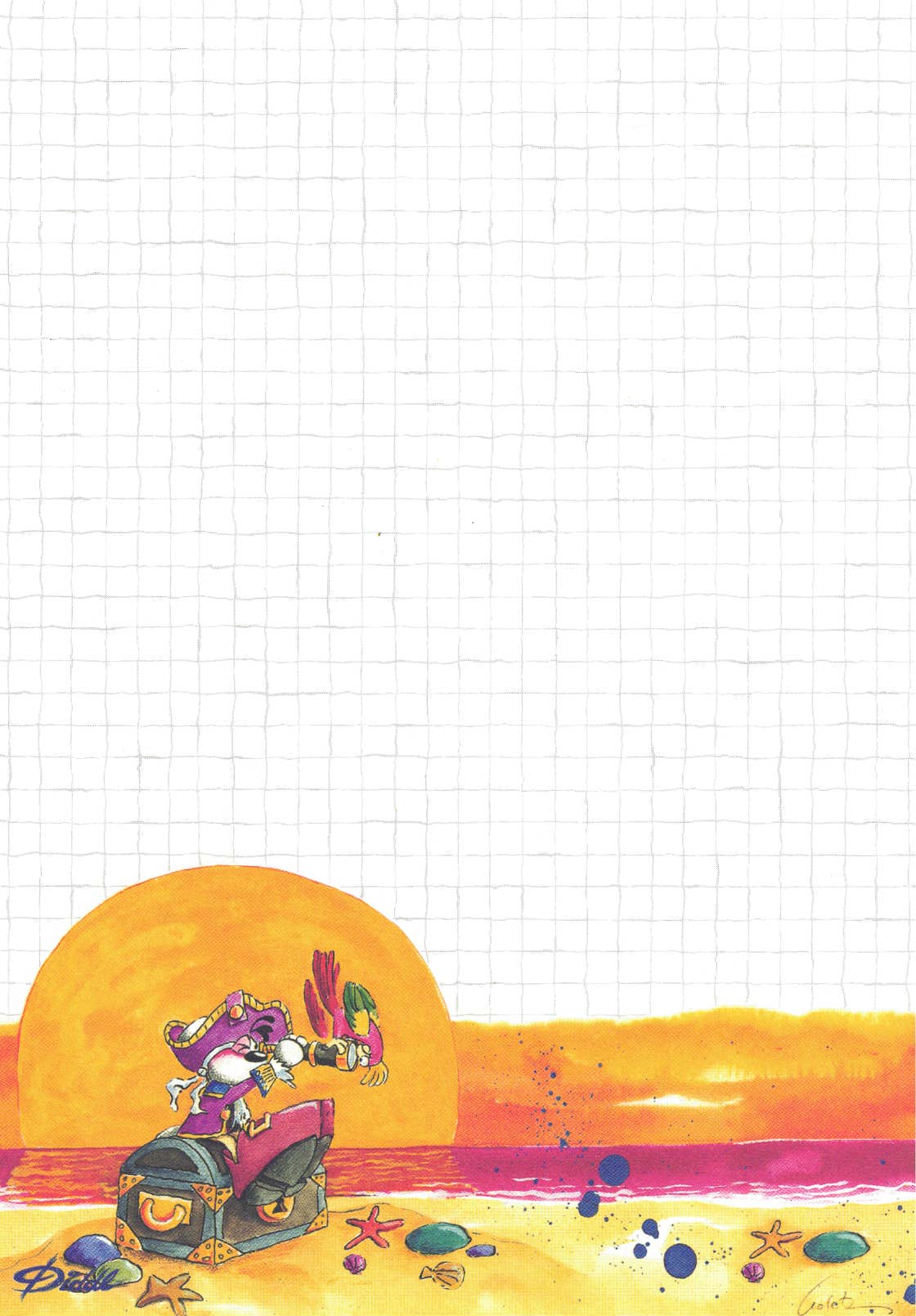 Diddl sheet A5 No. 108 Treasure Hunter