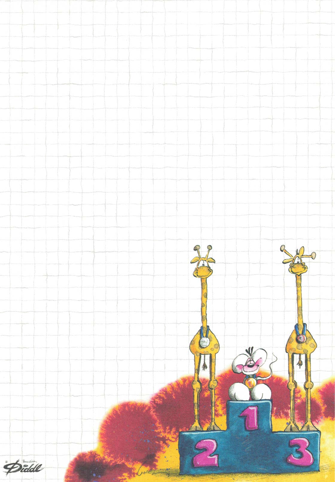 Diddl sheet A5 No. 145 Gold Medal