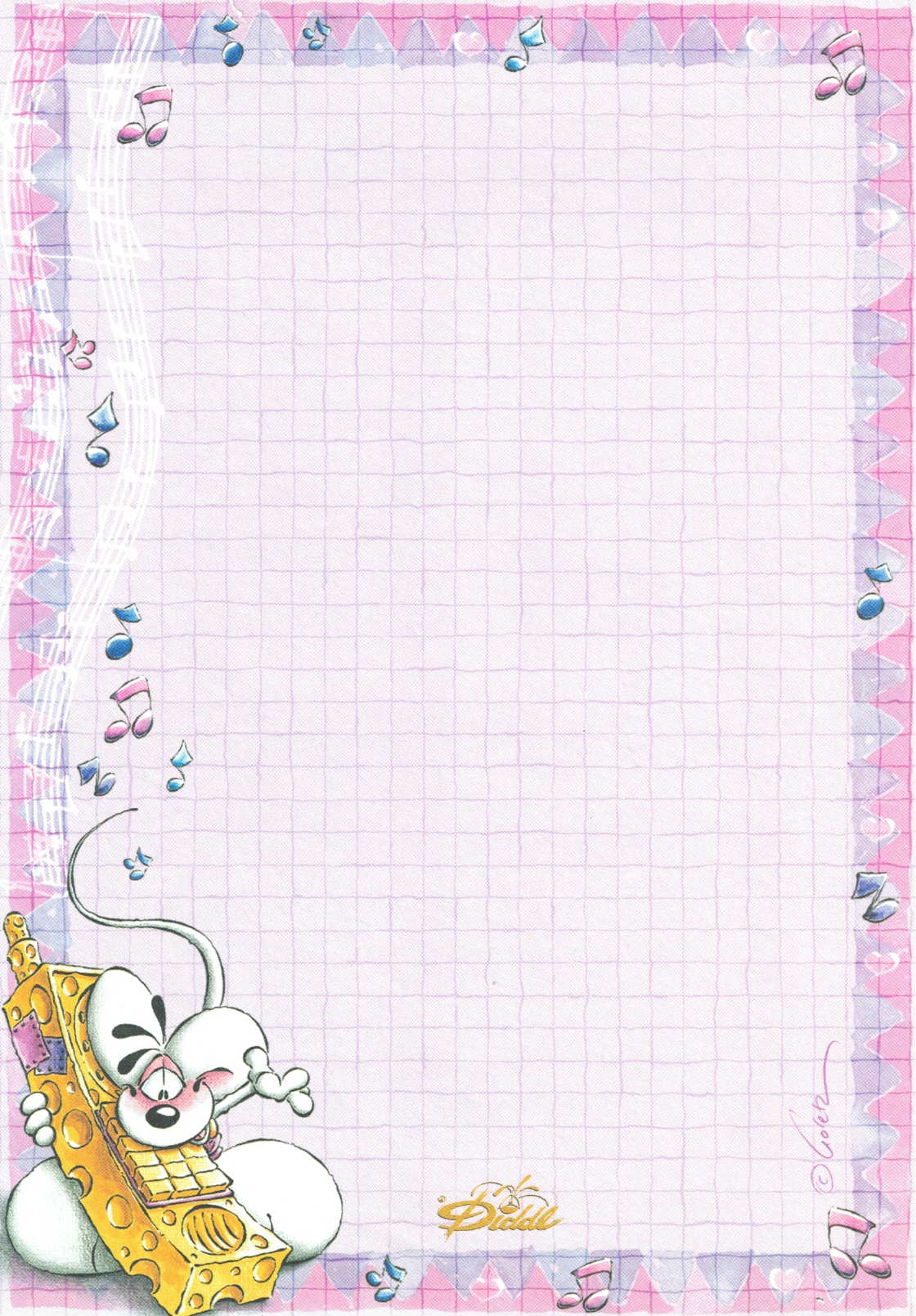 Diddl sheet A5 No. 233 Gaudafon 1