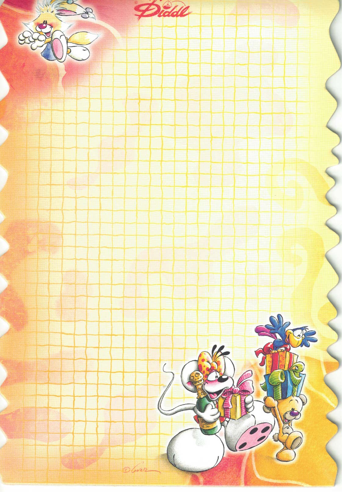 Diddl sheet A5 No. 291 Gift Bringer