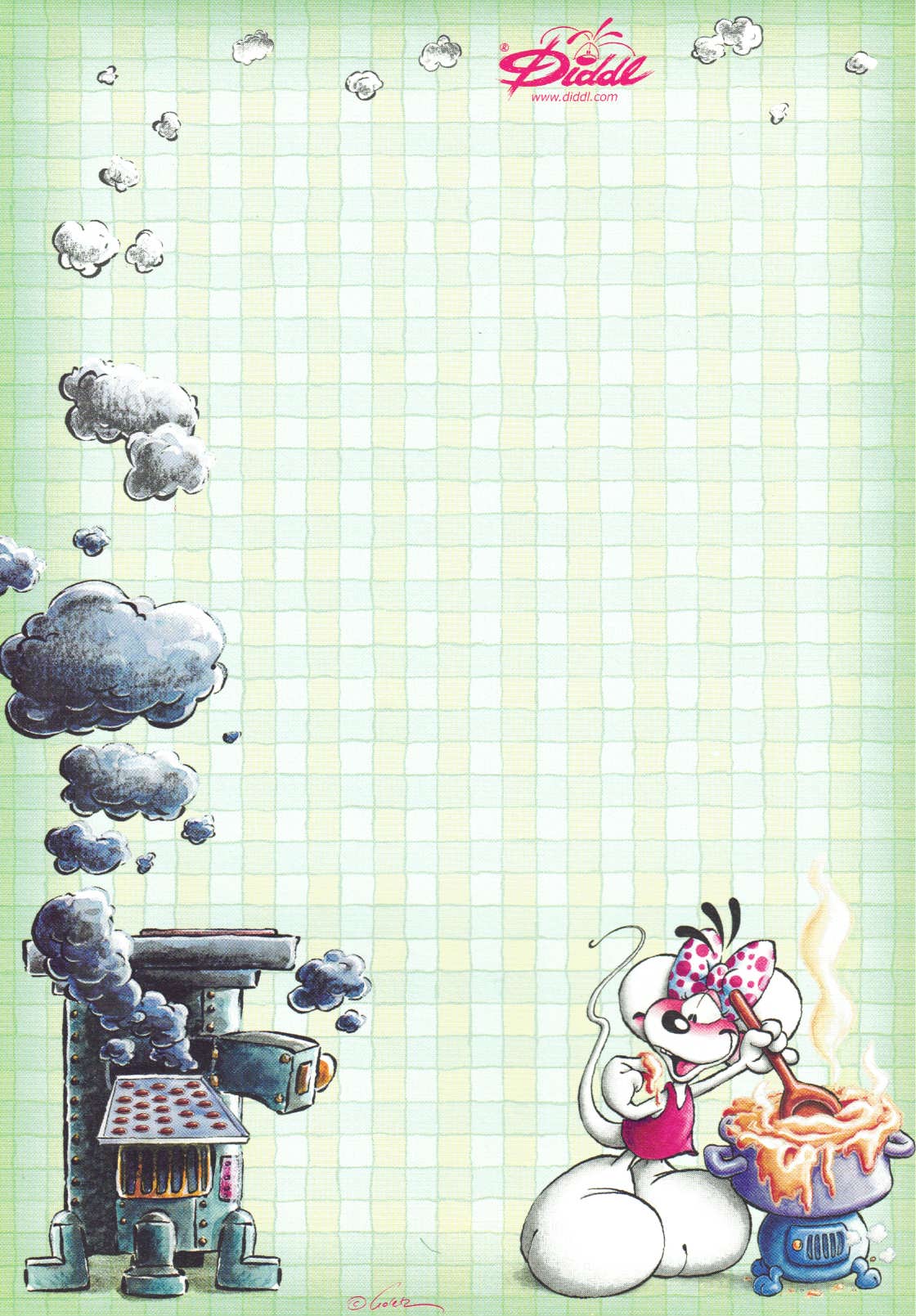 Diddl sheet A5 No. 330 Koch-Diddlina