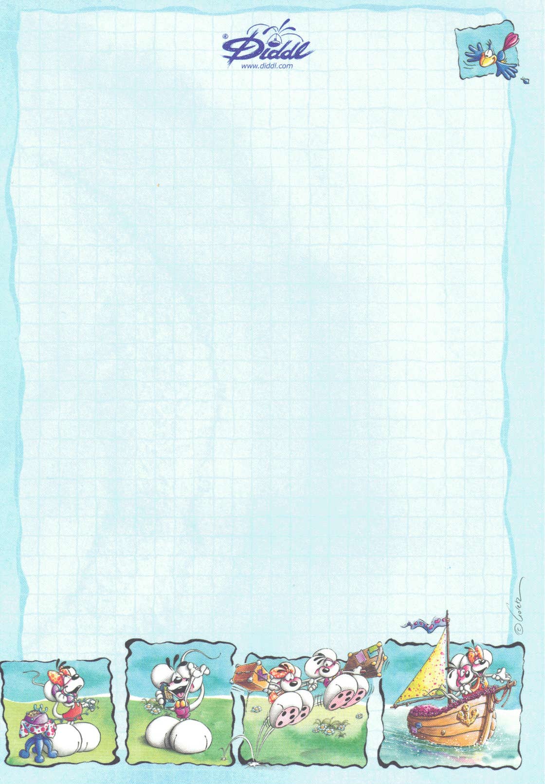 Diddl sheet A5 No. 349 Diddltanic couple