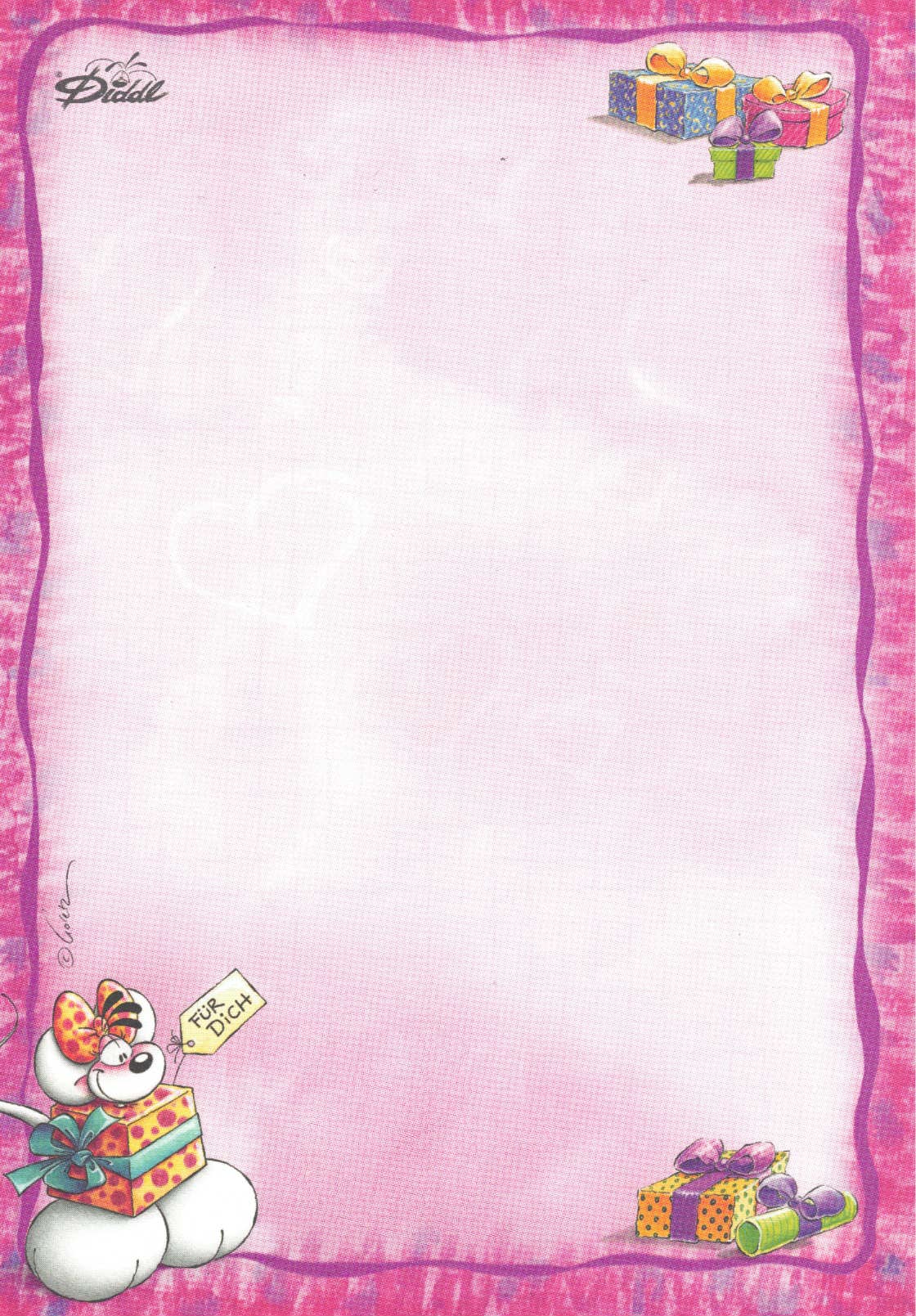 Diddl sheet A5 No. 367 Give-Me-Gift
