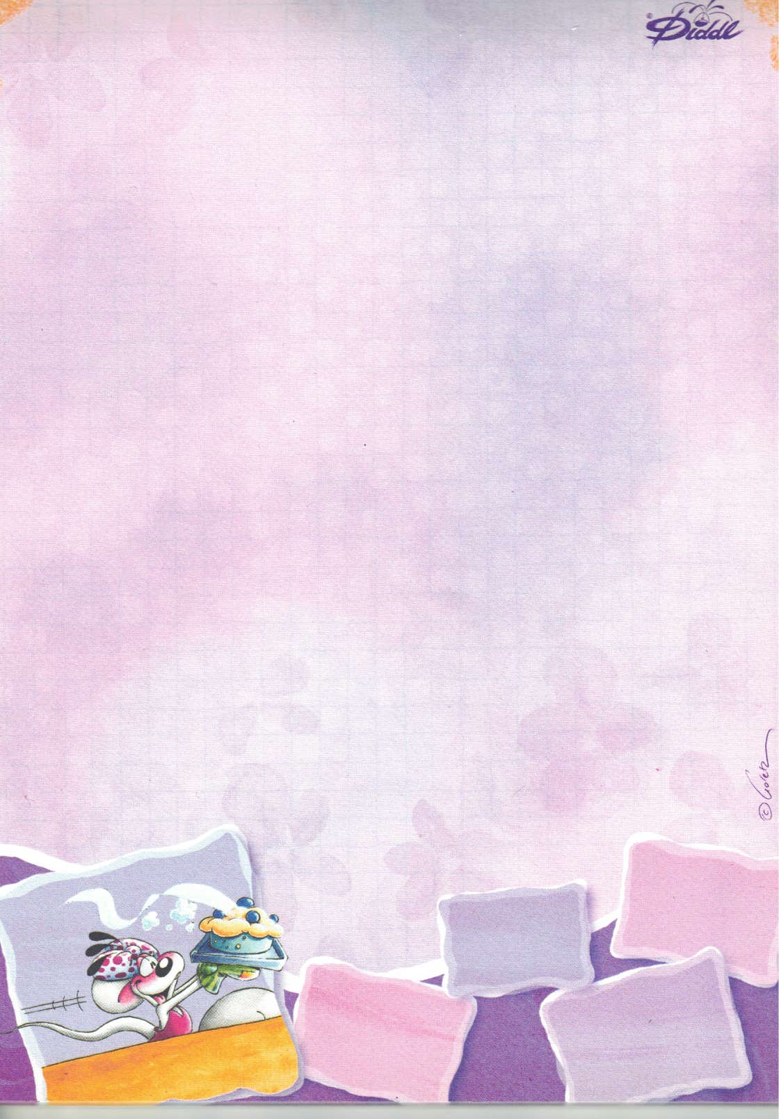 Diddl Sheet A5 No. 395 Sweet Cake Baking