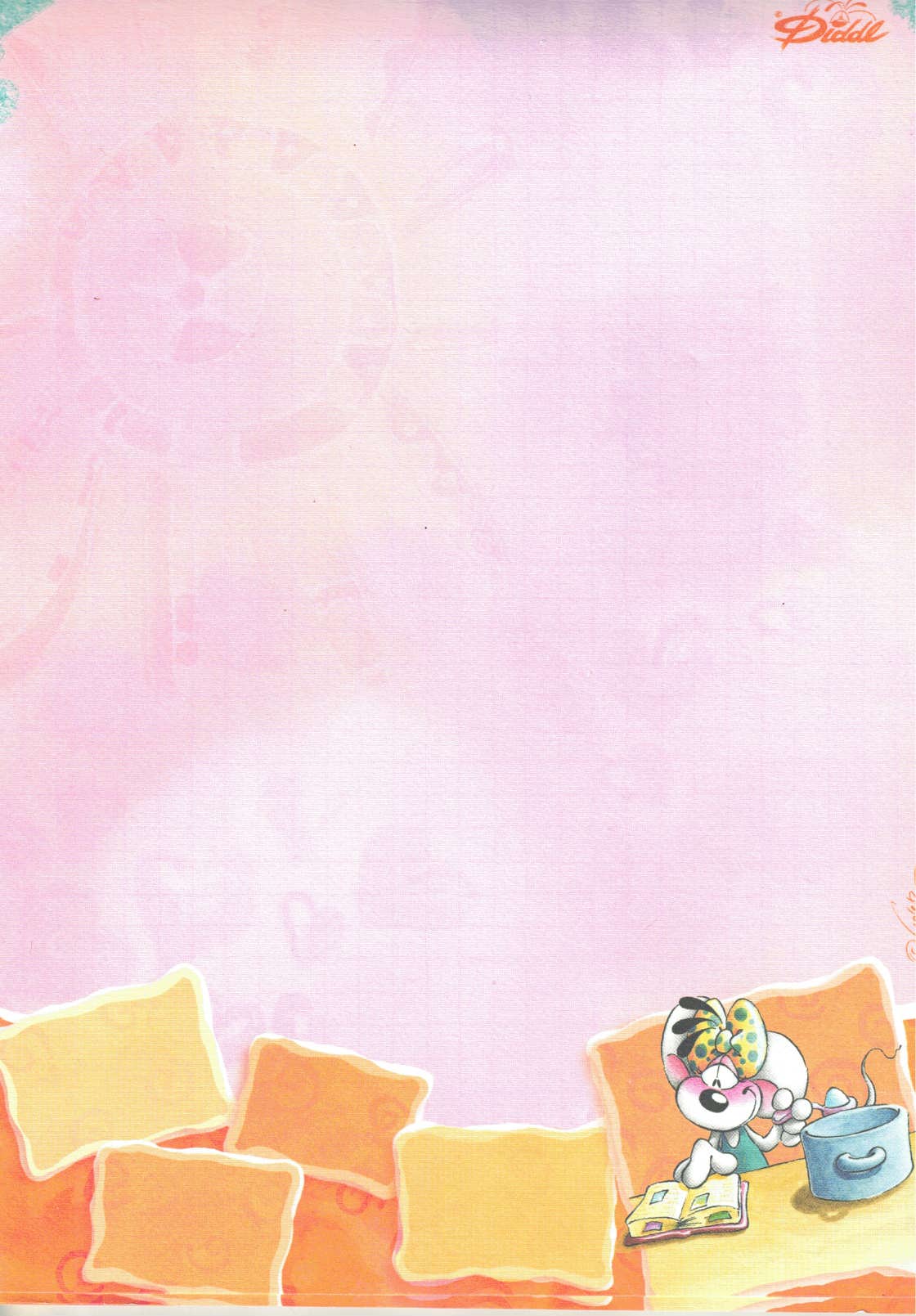 Diddl sheet A5 No. 396 cookbook cook