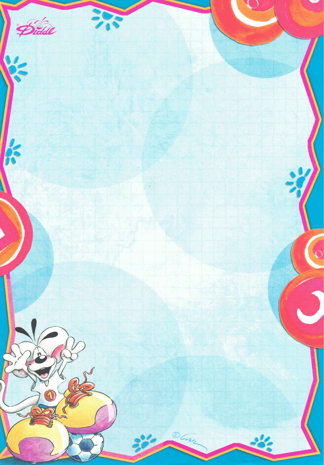 Diddl sheet A5 No. 398 Football Diddl