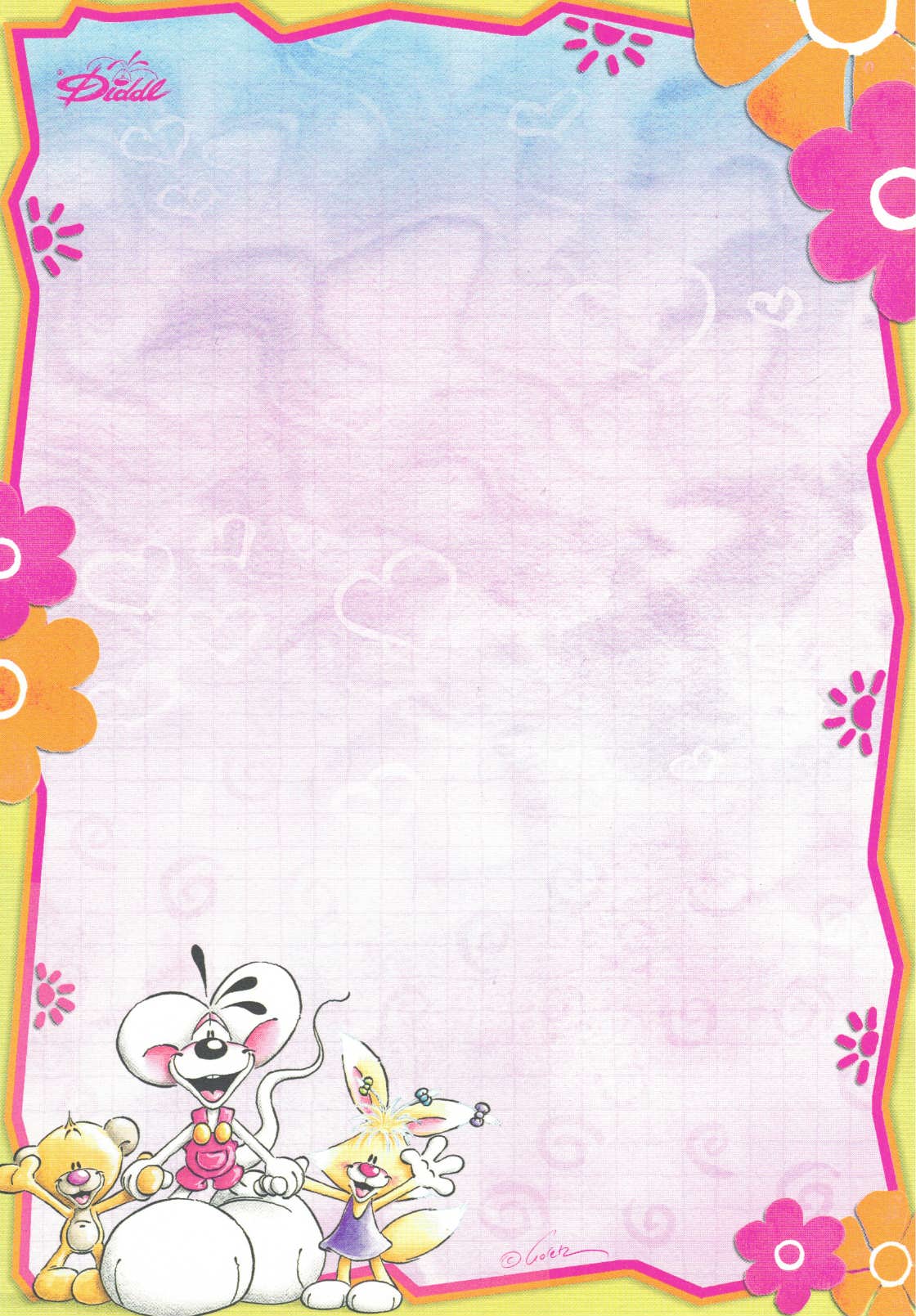 Diddl sheet A5 No. 404 Hand trio