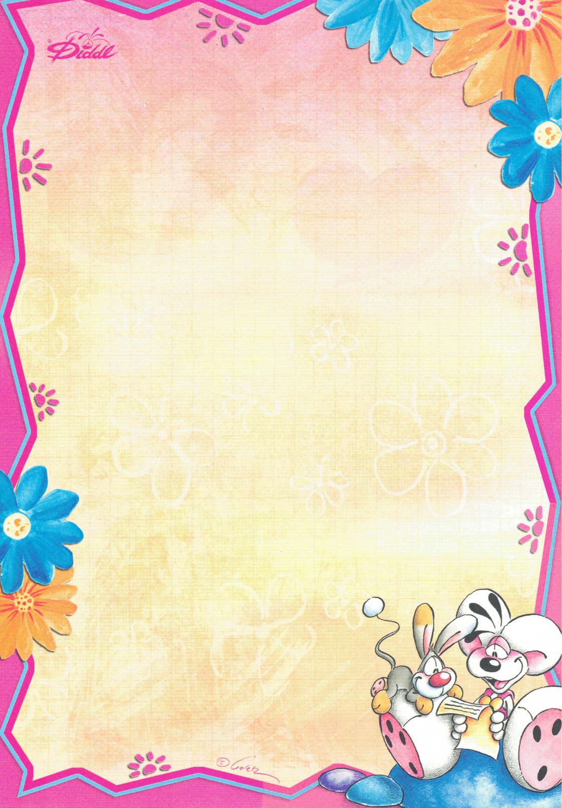 Diddl sheet A5 No. 407 Stone reader