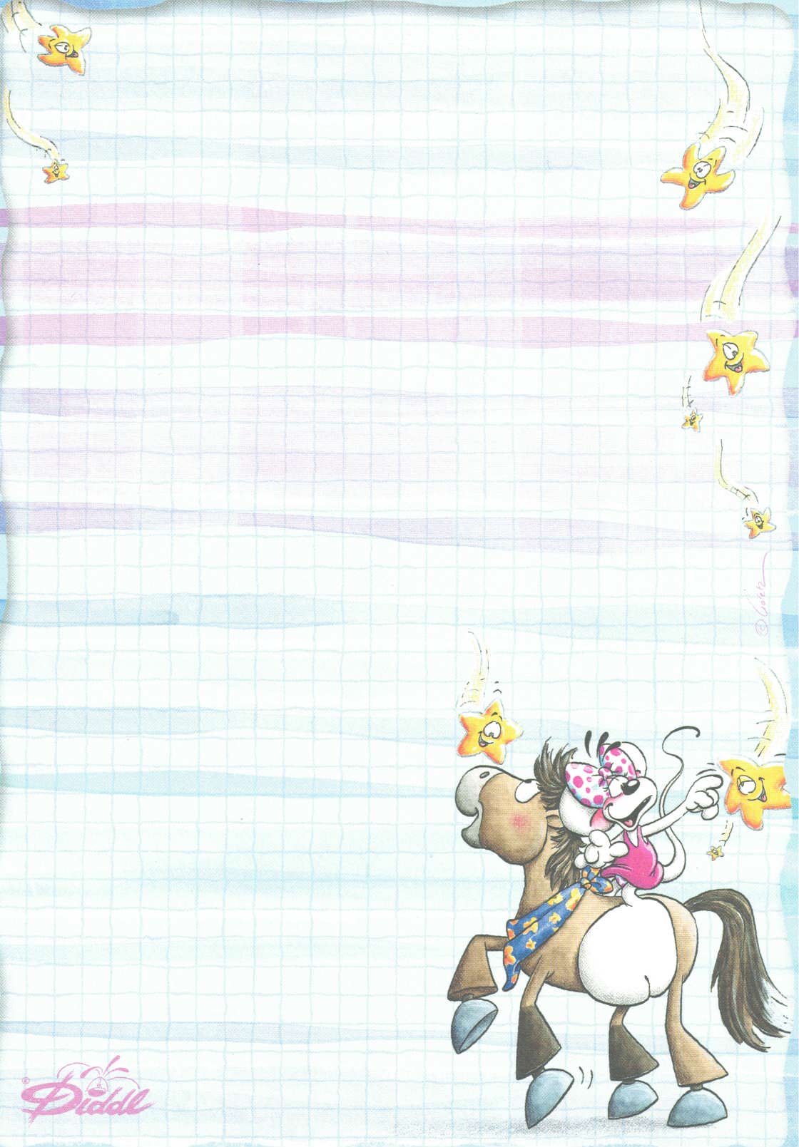 Feuille Diddl A5 n° 420 Star Ride