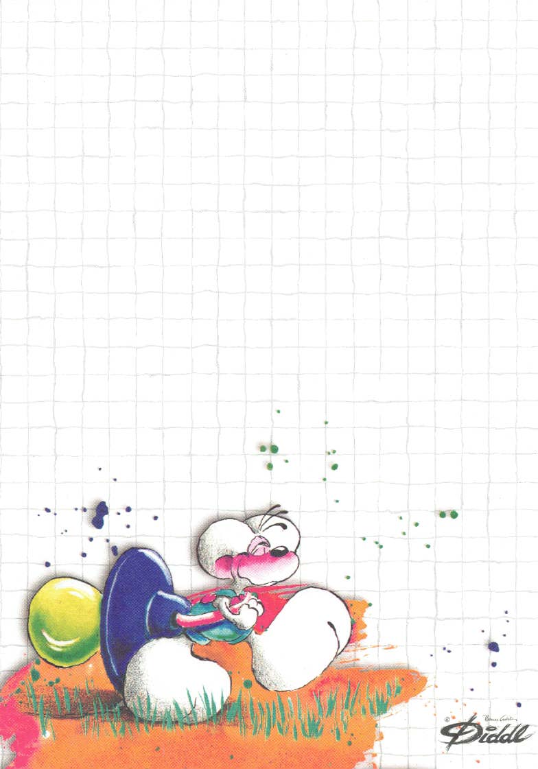 Diddl sheet A6 No. 48 lollipop holder