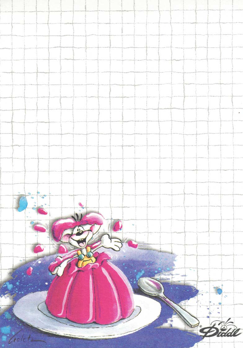 Diddl sheet A6 No. 74 Puddingspringer