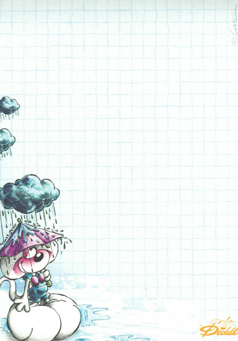 Diddl sheet A6 No. 99 Private shower