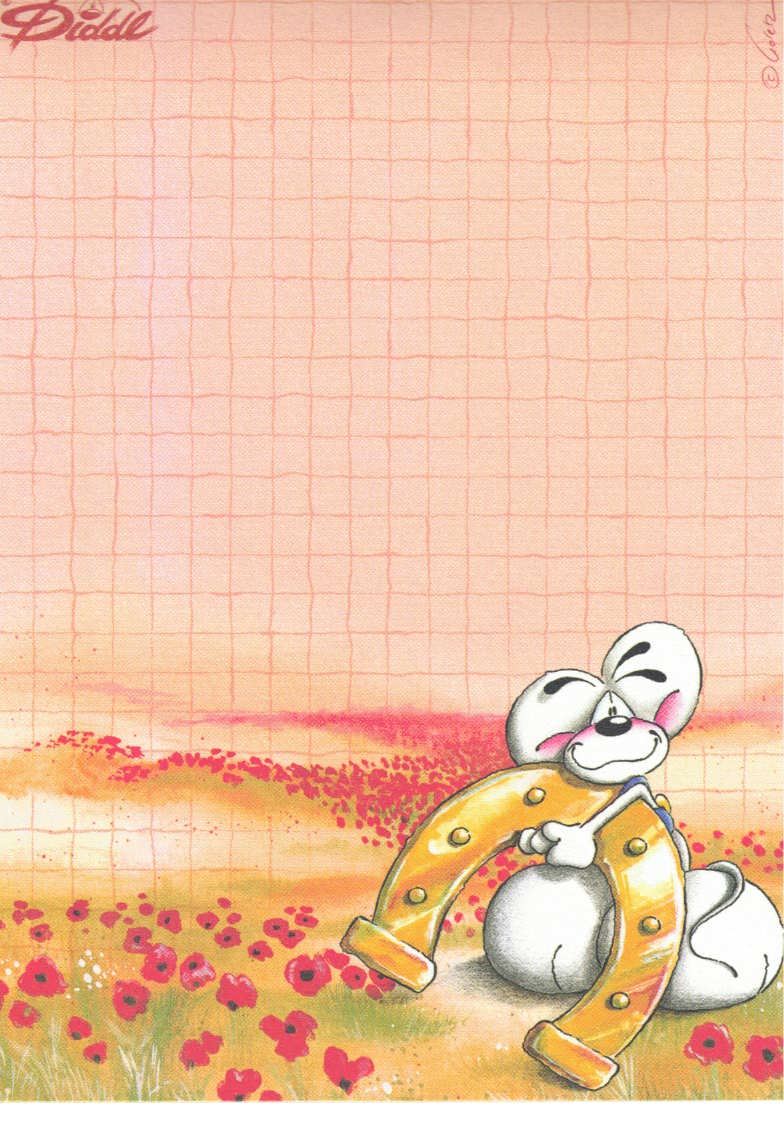 Feuille Diddl A6 no. 114 Porte-fer à cheval