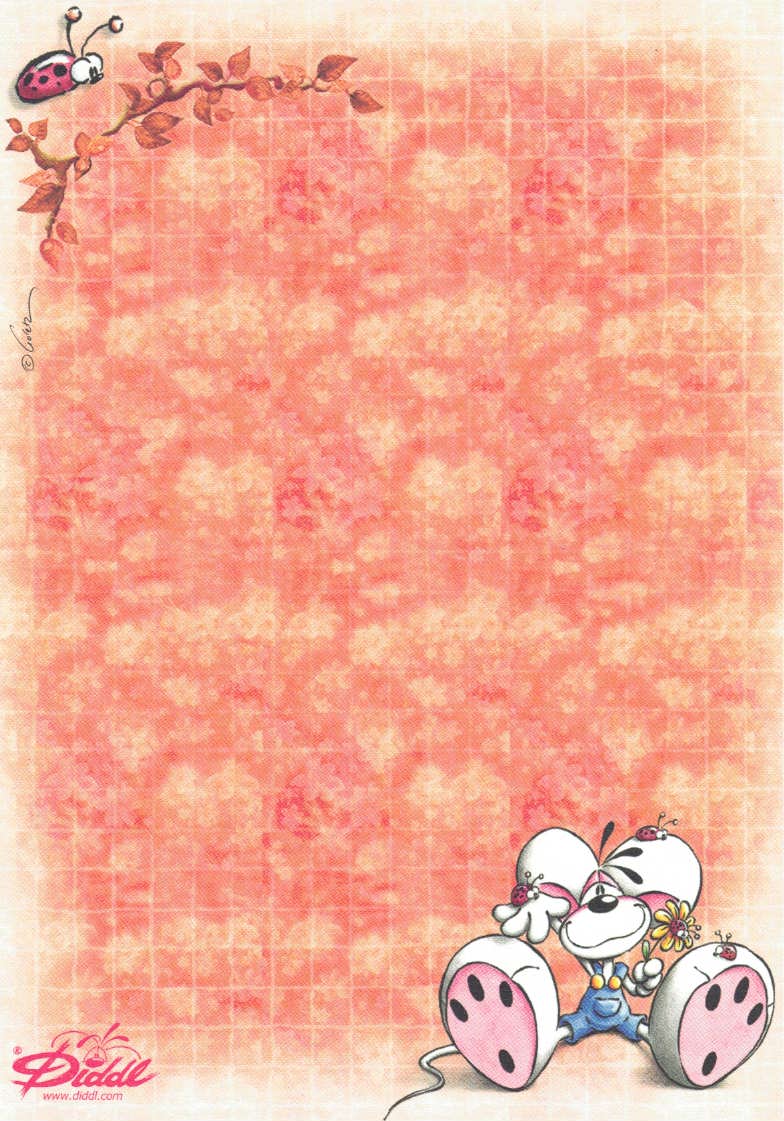 Diddl sheet A6 No. 150 Diddl's beetle friends