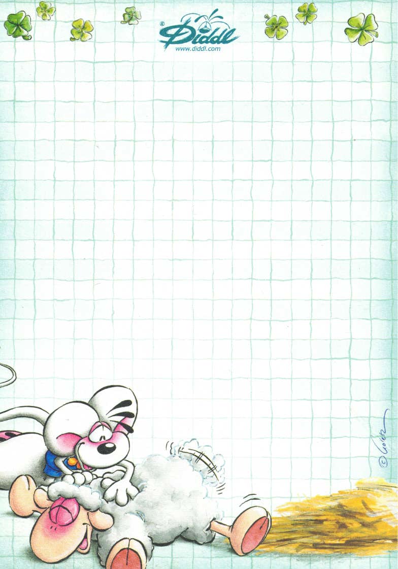 Diddl sheet A6 No. 157 Vanillivi-Krauler