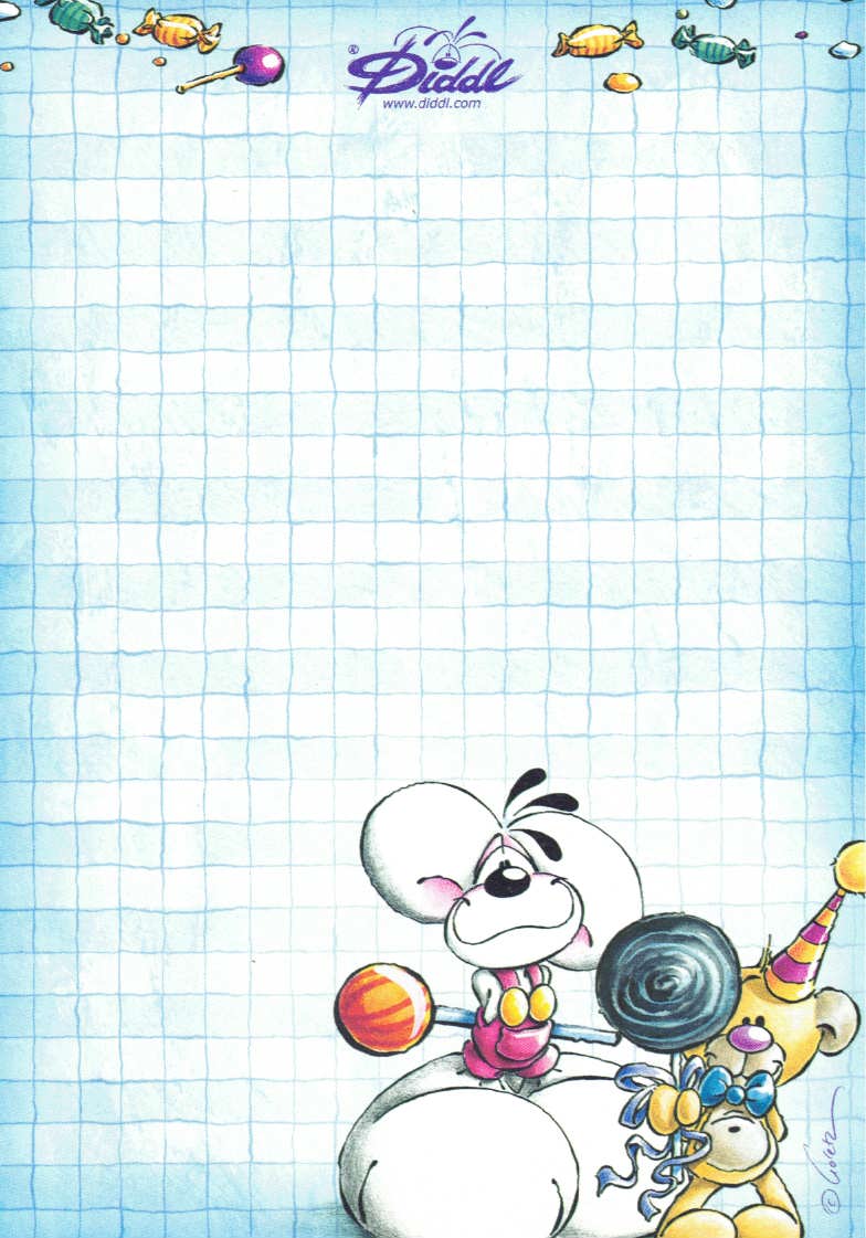 Diddl sheet A6 No. 162 liquorice duo