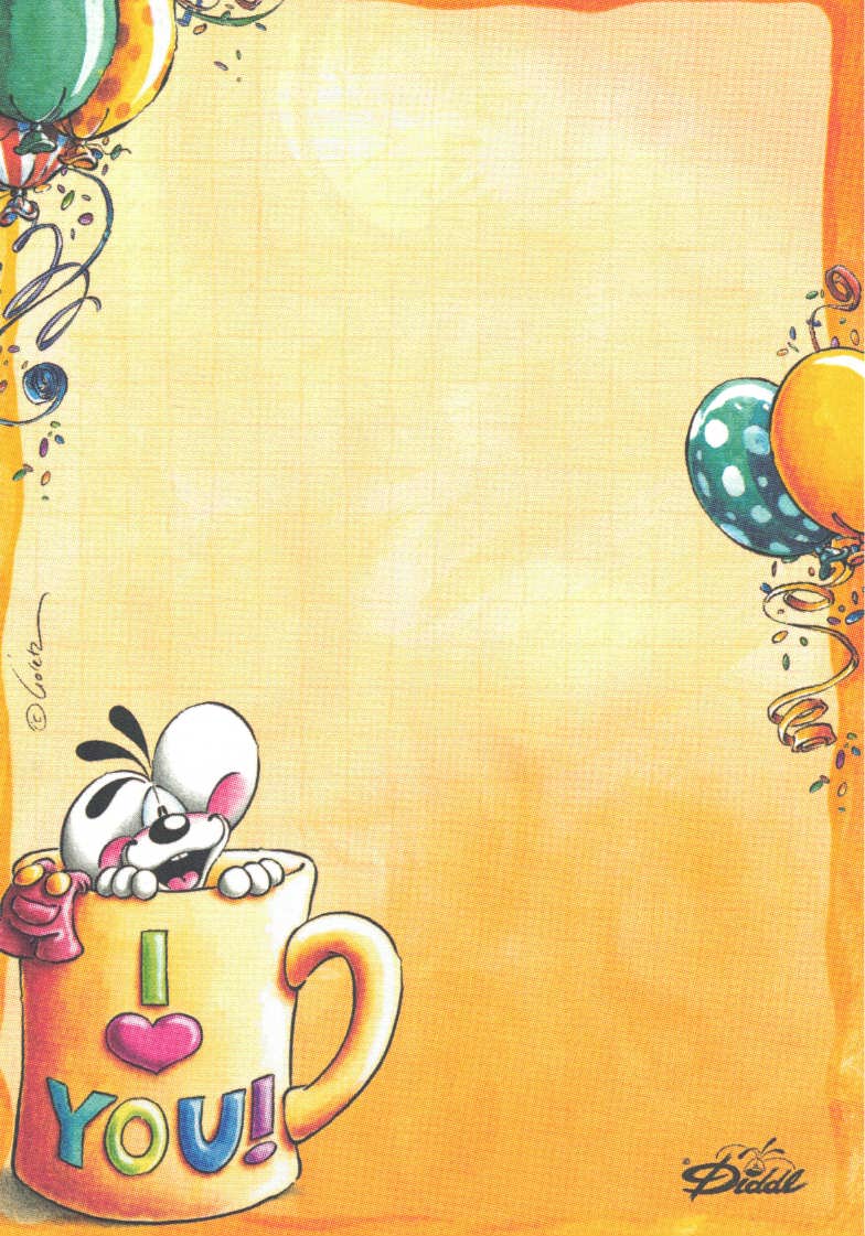 Diddl sheet A6 No. 177 Cup seat Diddl