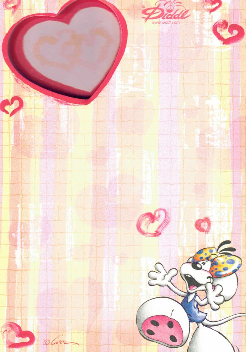 Diddl sheet A6 No. 181 Herzfang-Diddlina