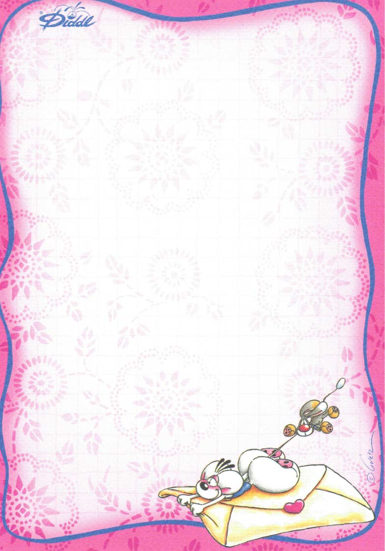 Diddl Sheet A6 No. 199 Cute Special Post