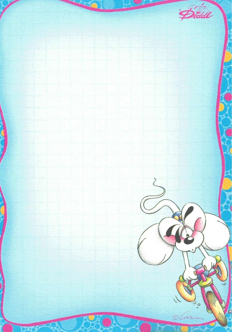 Diddl sheet A6 no. 201 Tricycle acrobat