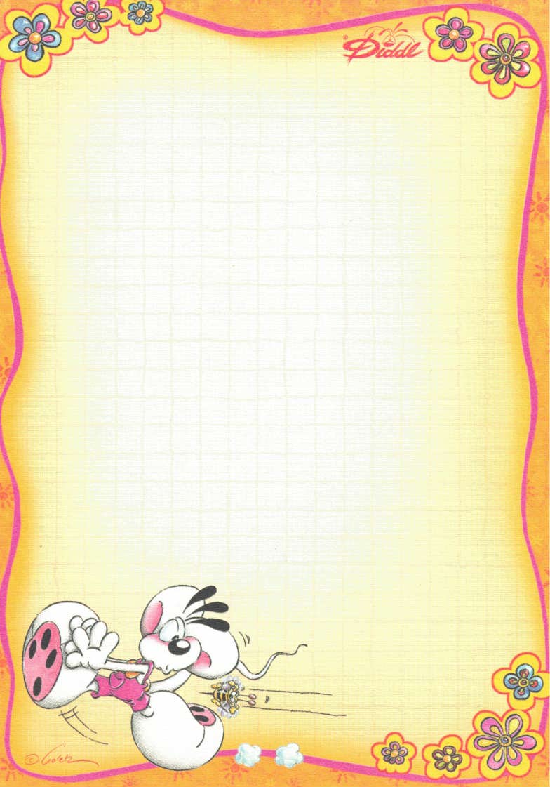 Diddl sheet A6 No. 203 Evil Bee