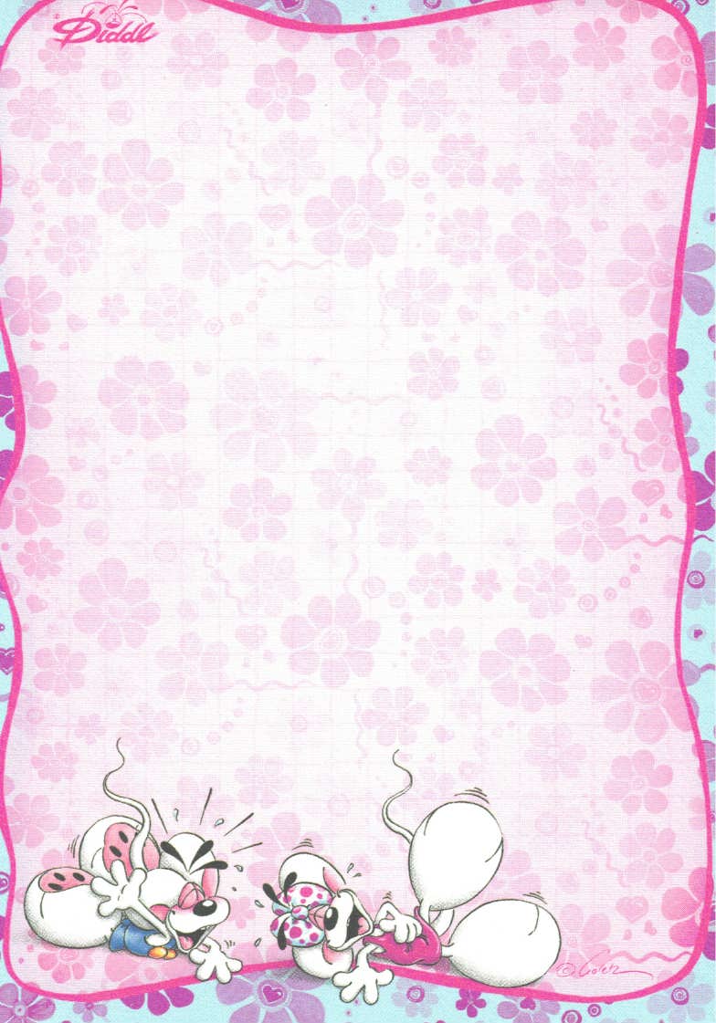 Diddl sheet A6 No. 204 Lollipop funny laugh alarm