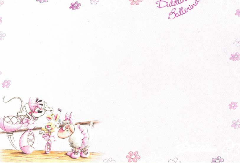 Diddl Blatt Zettelbox Nr. 36 Diddlina Ballerina