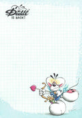 Diddl-Duftblatt A6 Diddl Amor Veilchen-Duft