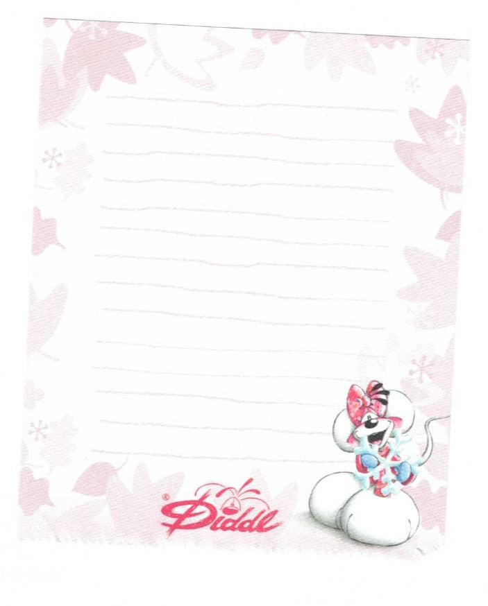 Diddl Winterblatt Nr. 2 Diddlina Rosa