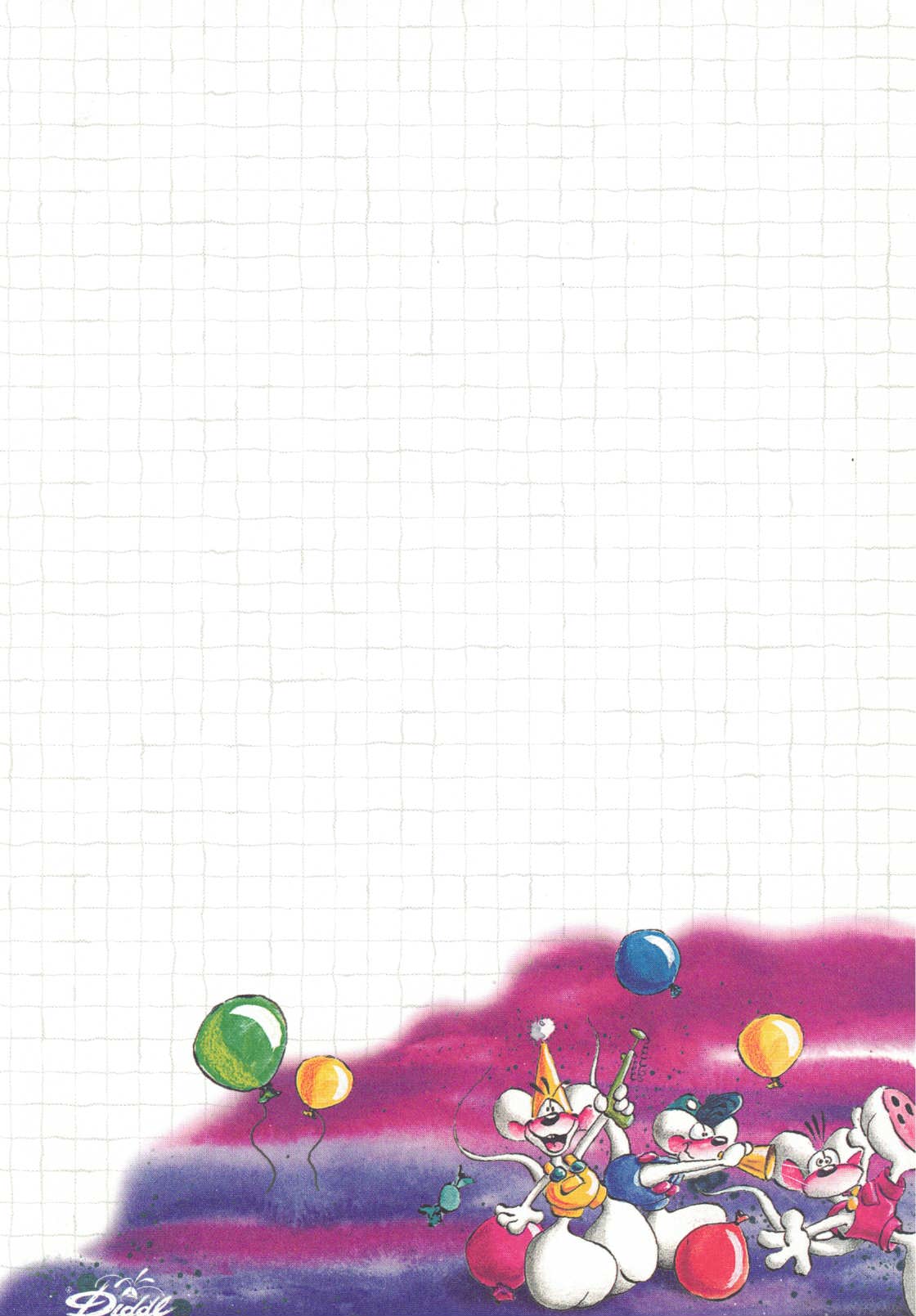 Diddl-Blatt A5 Nr. 177 Partytime