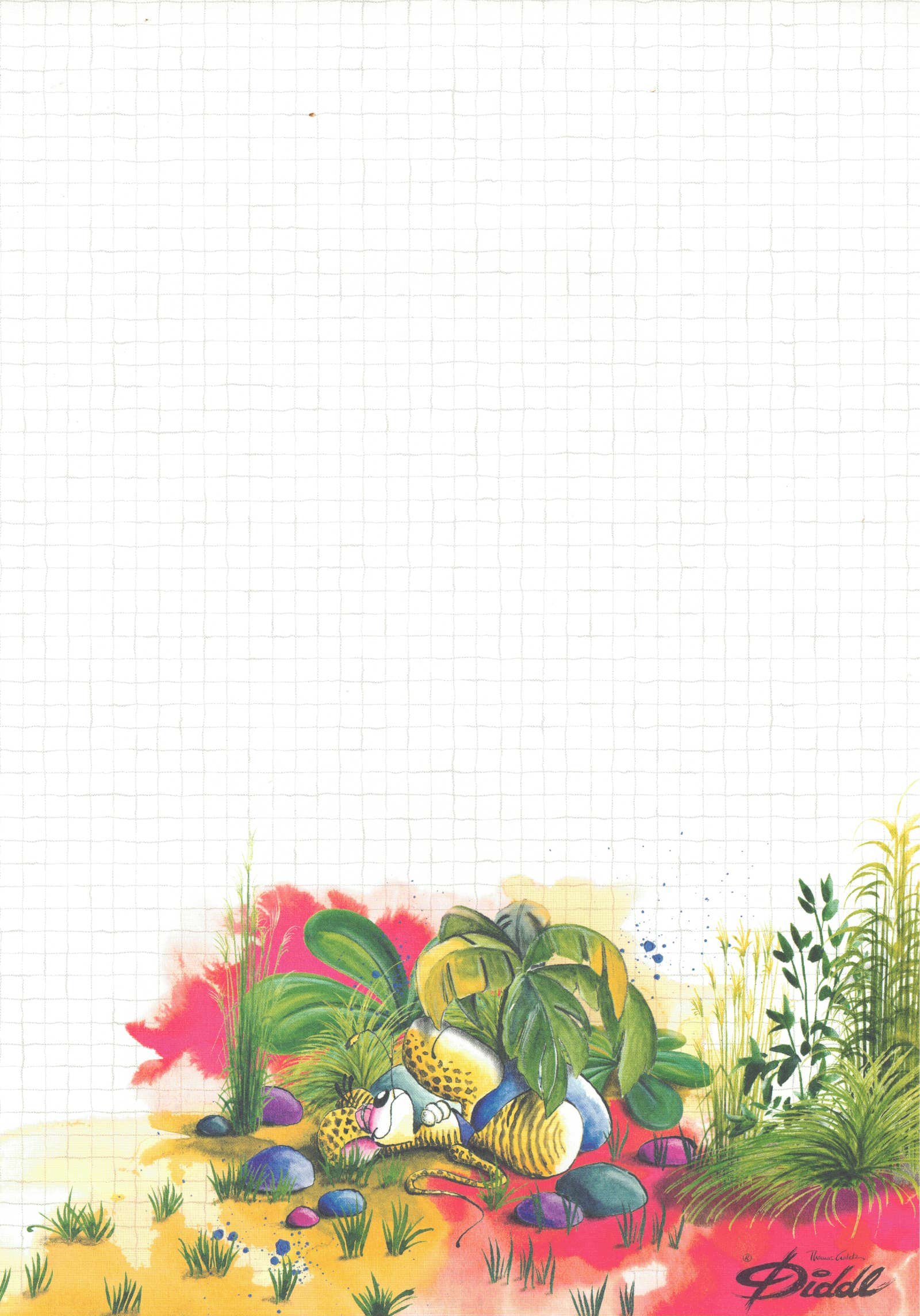 Diddl-Blatt A4 Nr. 56 Tigopardy-Faulenzer