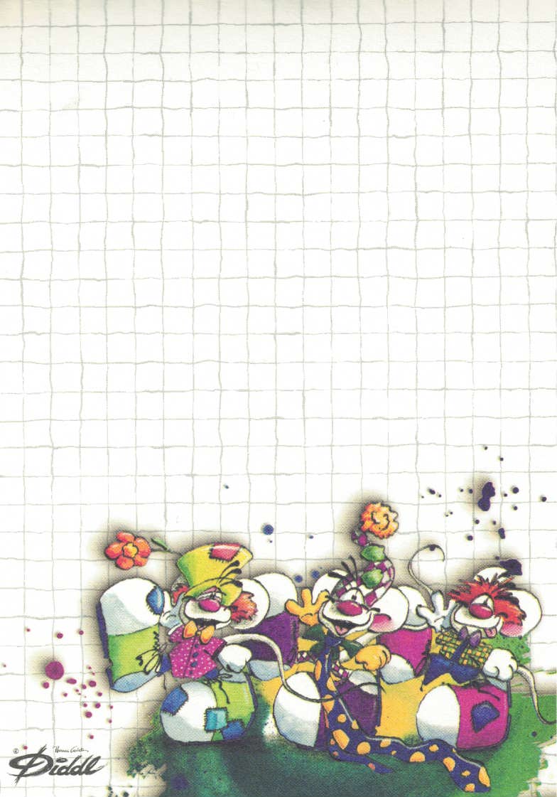 Diddl-Blatt A6 Nr. 60 Trio Helau