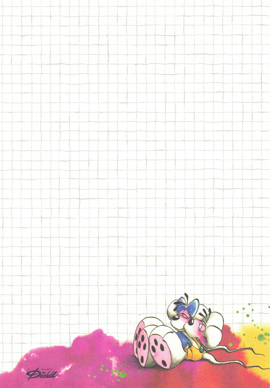 Diddl sheet A5 No. 230 balloon pilot