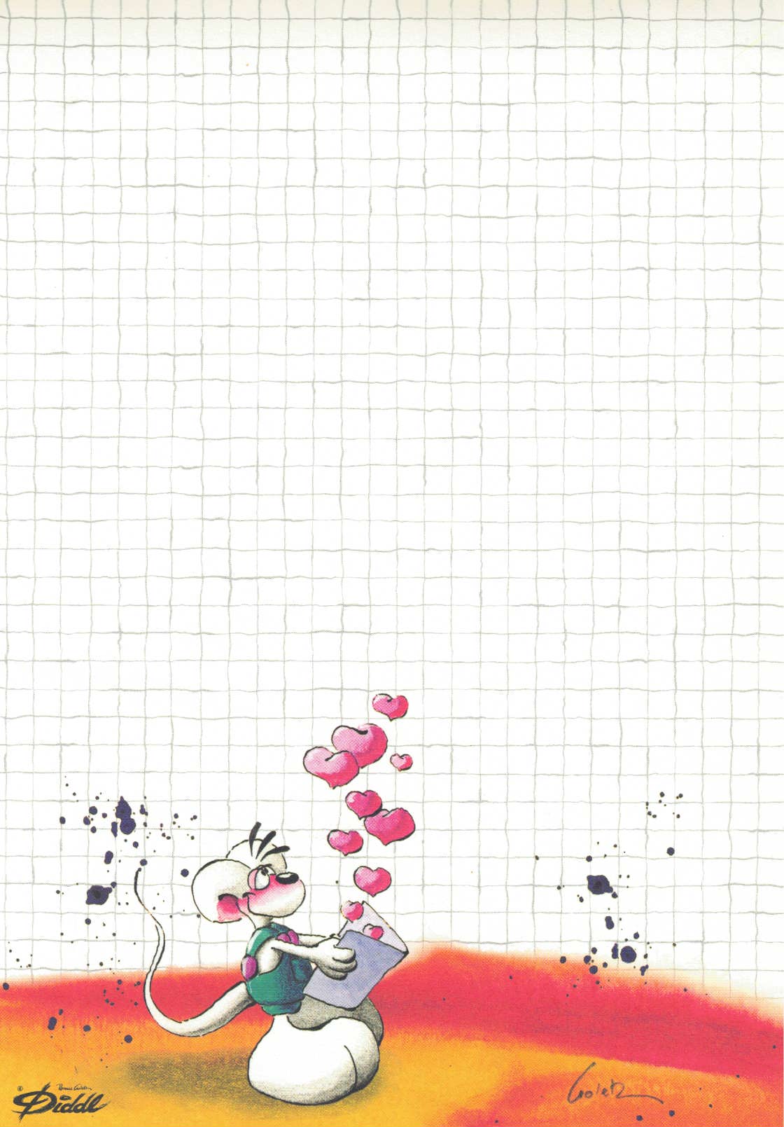Diddl sheet A5 No. 230 balloon pilot