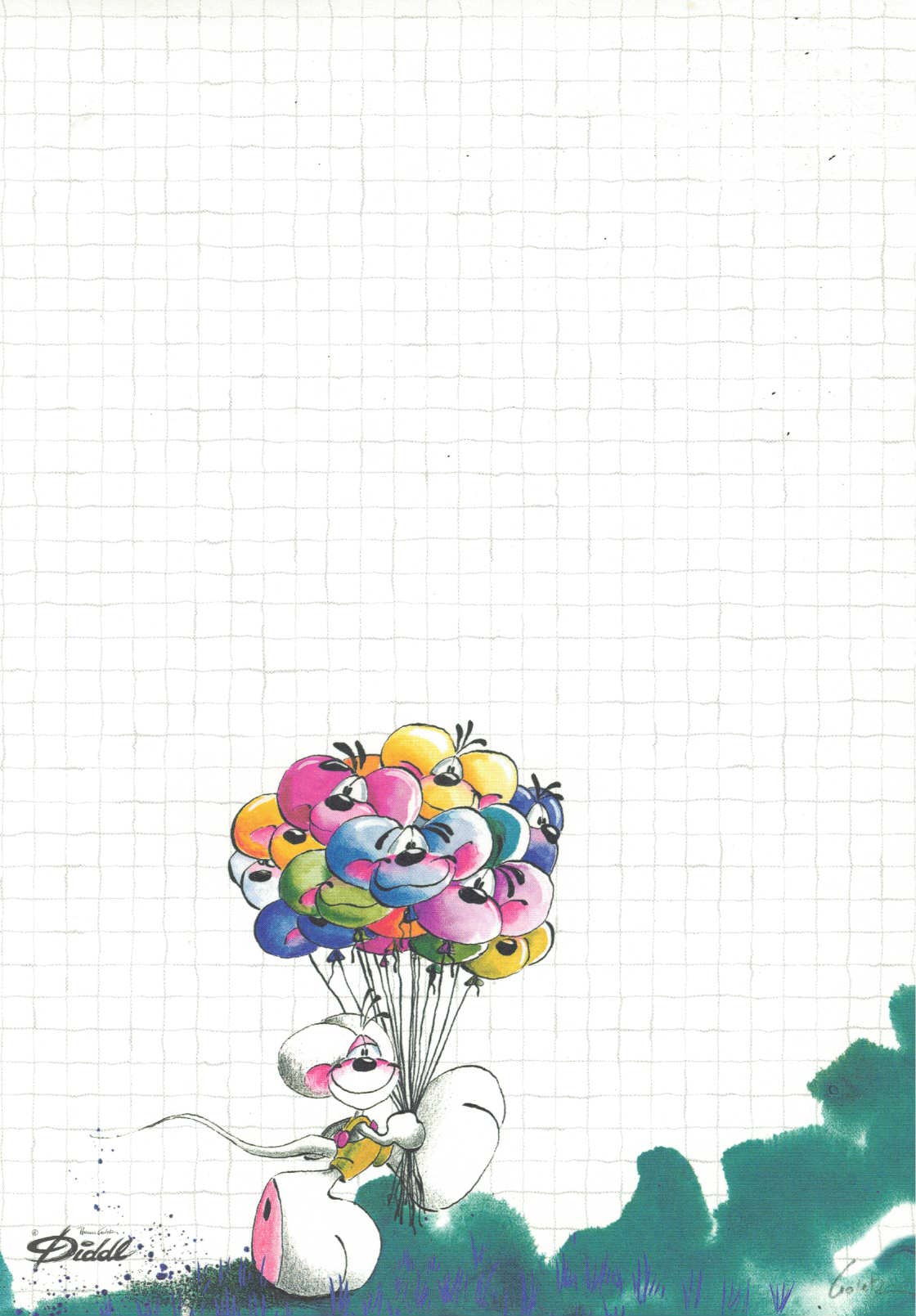 Diddl-Blatt A5 Nr. 161 Diddl-Ballons