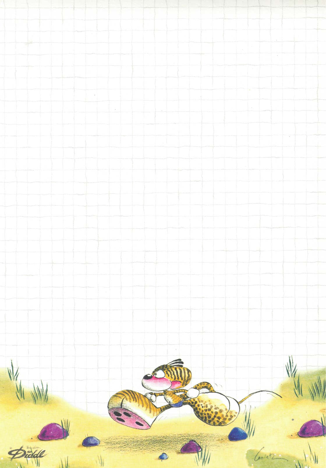 Diddl-Blatt A5 Nr. 162 Tigopardy-Flitzer