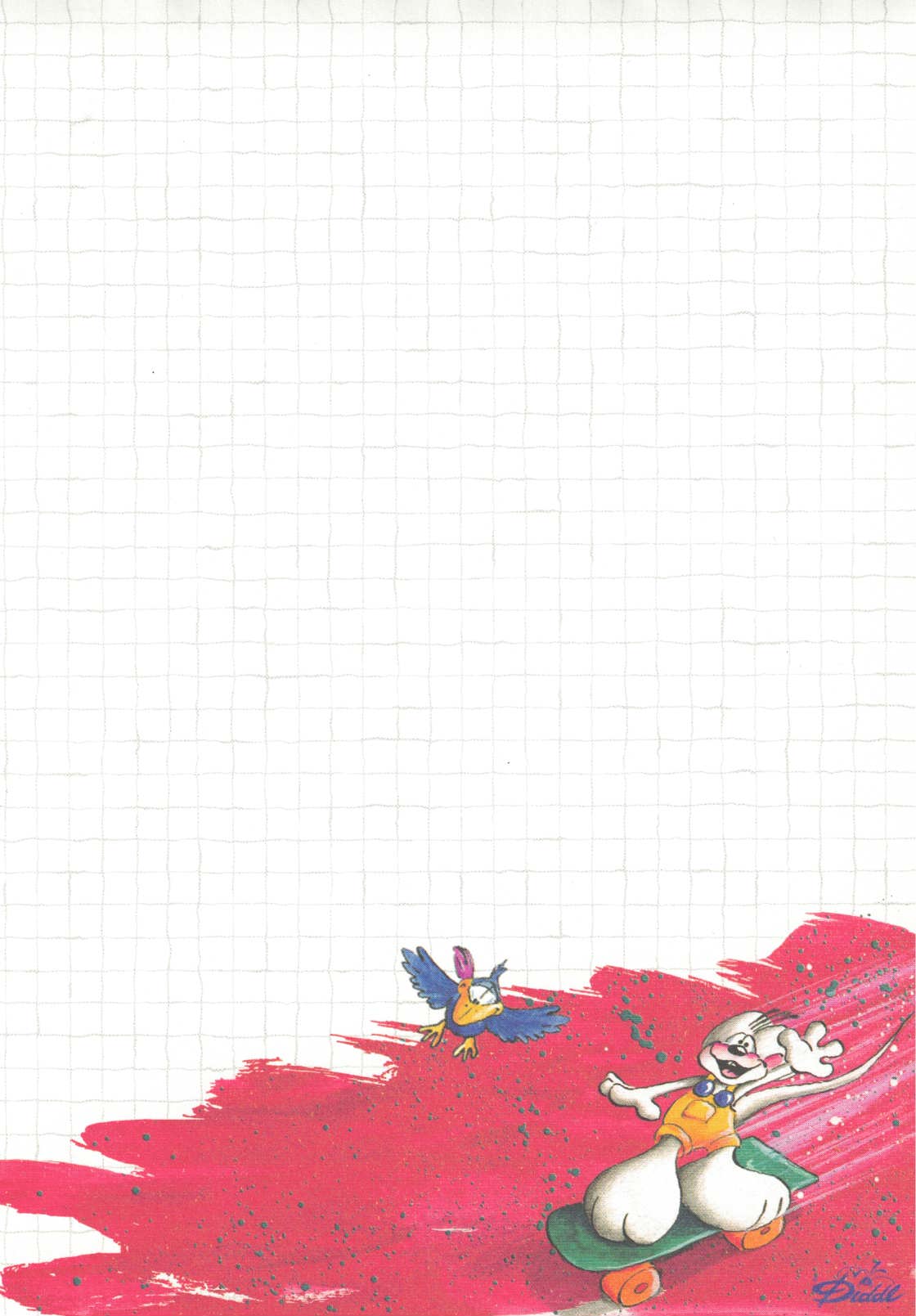Diddl sheet A5 No. 230 balloon pilot