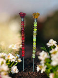 Gartenstecker mit Blume
