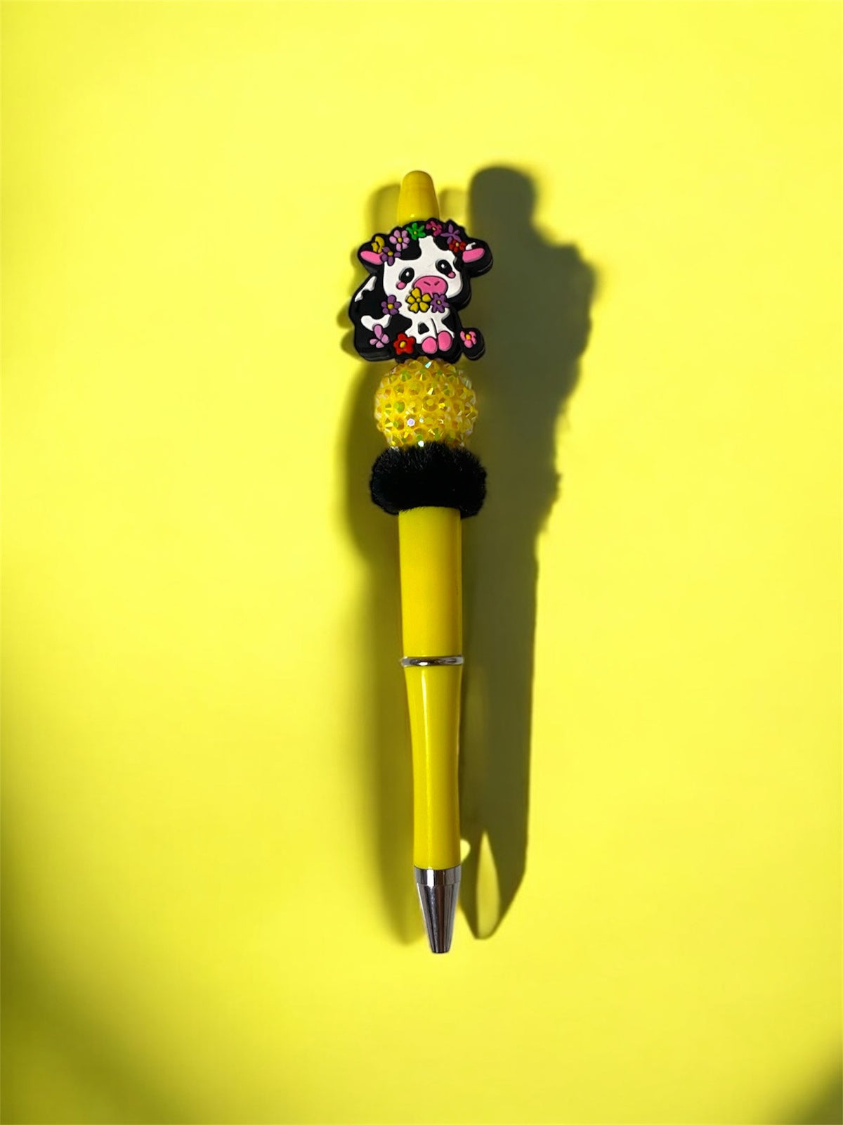 Kugelschreiber Cow yellow