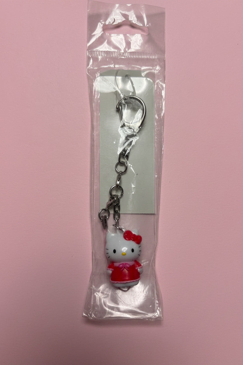 Hello Kitty Handyanhänger rot 2