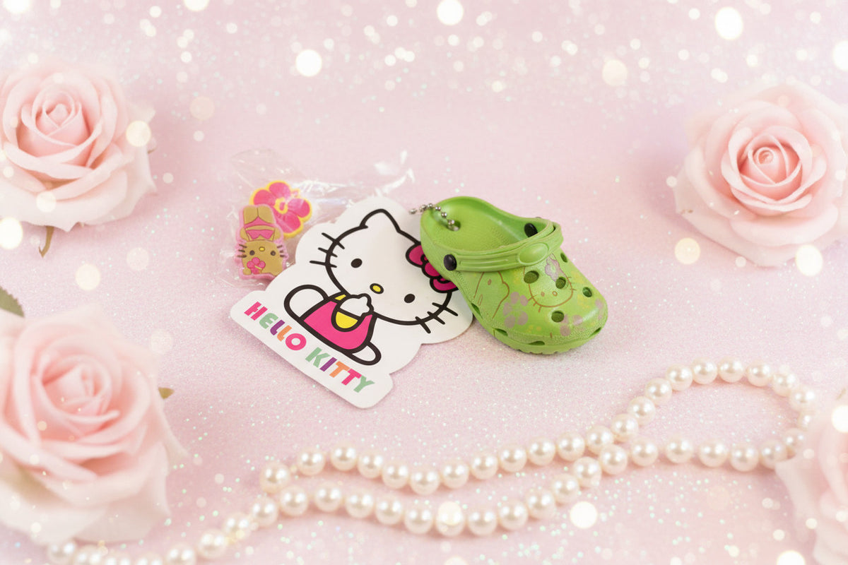 Hello Kitty Crocks Anhänger Ausstellungsmodell