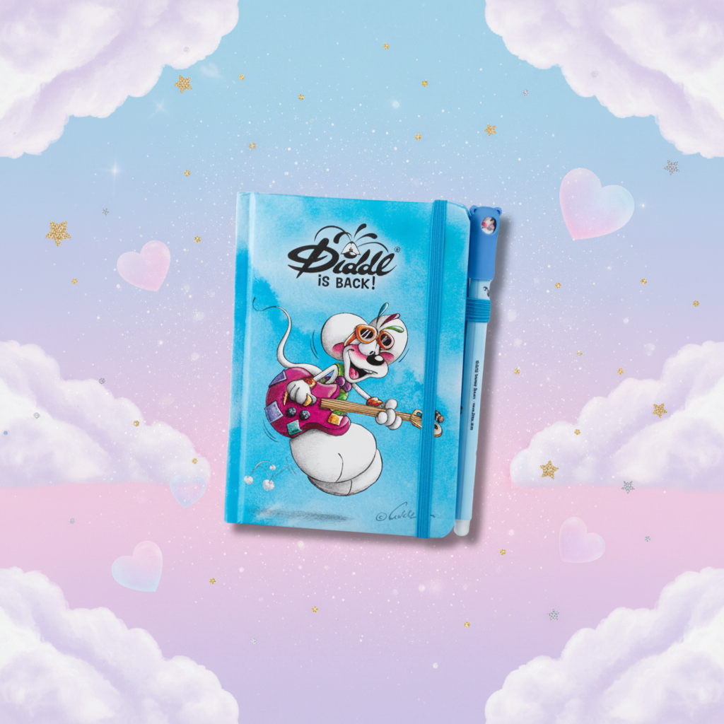 Diddl A6 notebook with pen